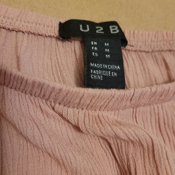 U2B Urban Planet romper,Off/On shoulders,bell peekaboo sleeves,M - Picture 7 of 10